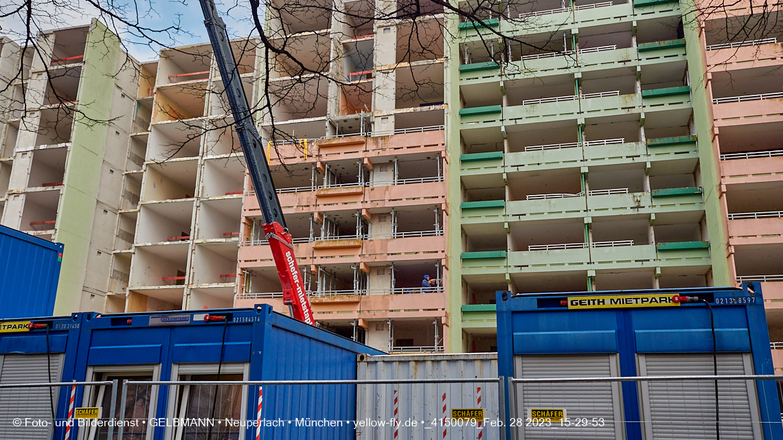 28.02.2023 - Sanierung in der Kurt-Eisner Straße Neuperlach